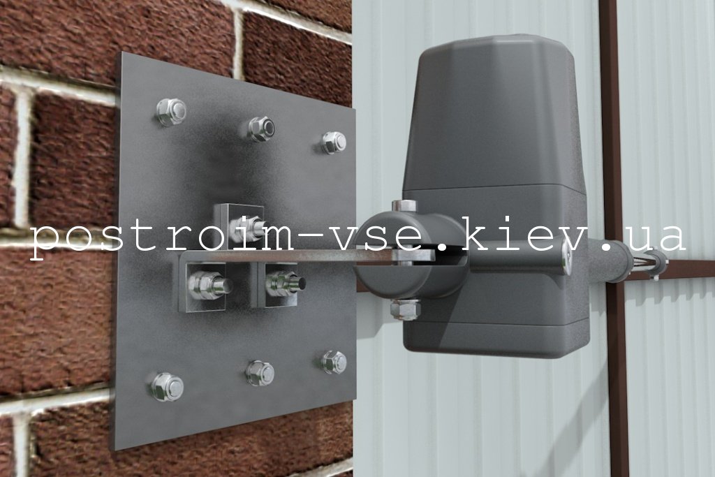 Монтаж автоматики роспашных ворот. Установка автоматики для роспашных